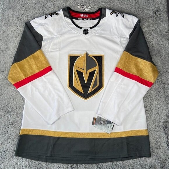 Adidas Las Vegas Knights NHL Authentic Climate Hockey Jersey Size 56 Men CR4366